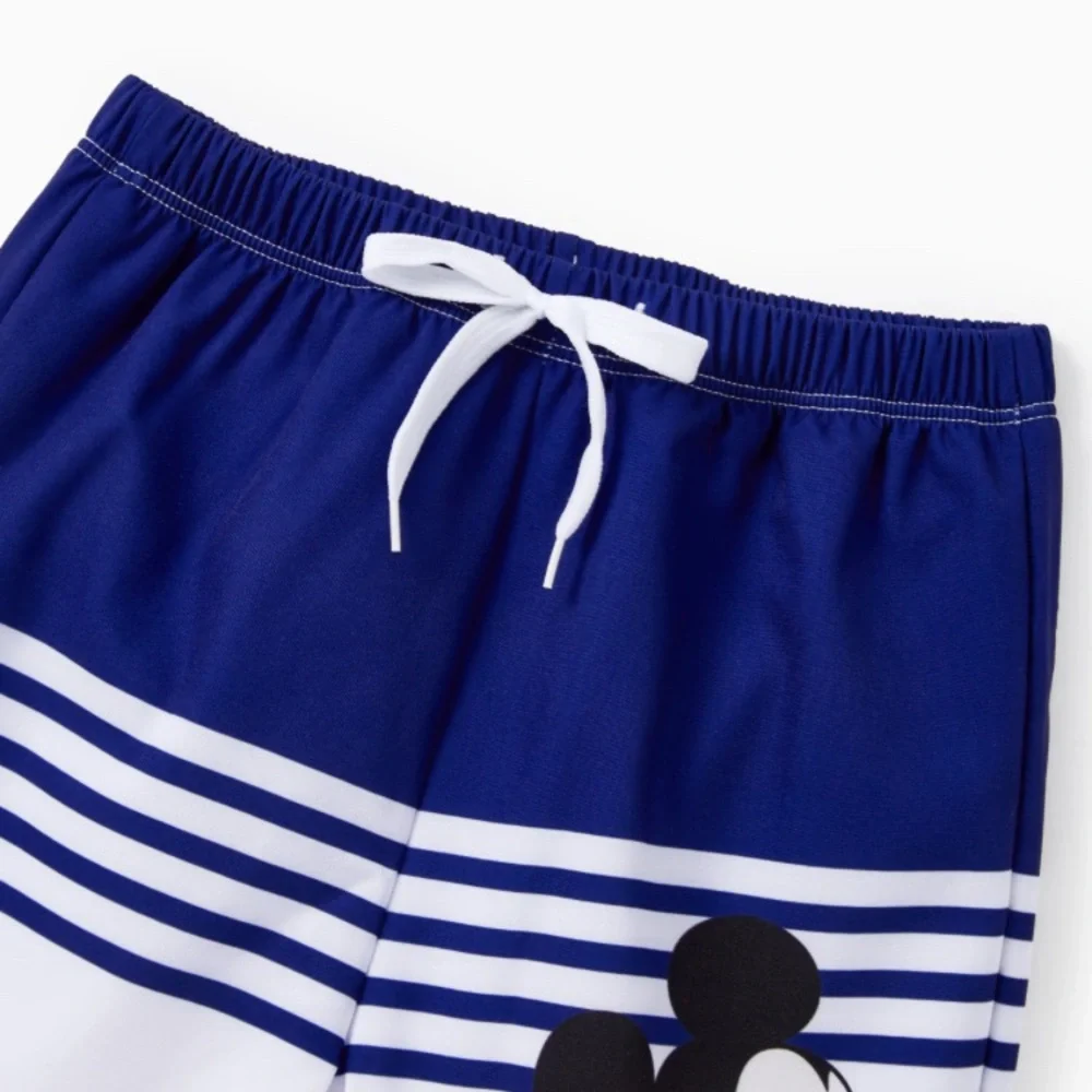 Disney Swimsuits for Boys - Mickey and Minnie Swimwear Blue Strip - Picture 4 of 8